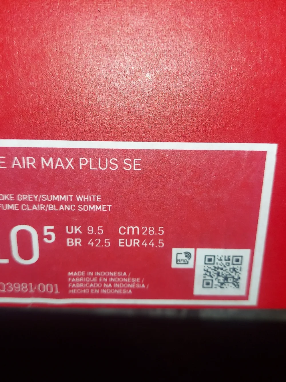 Nike Gray and Blue Air Msx Plus SE